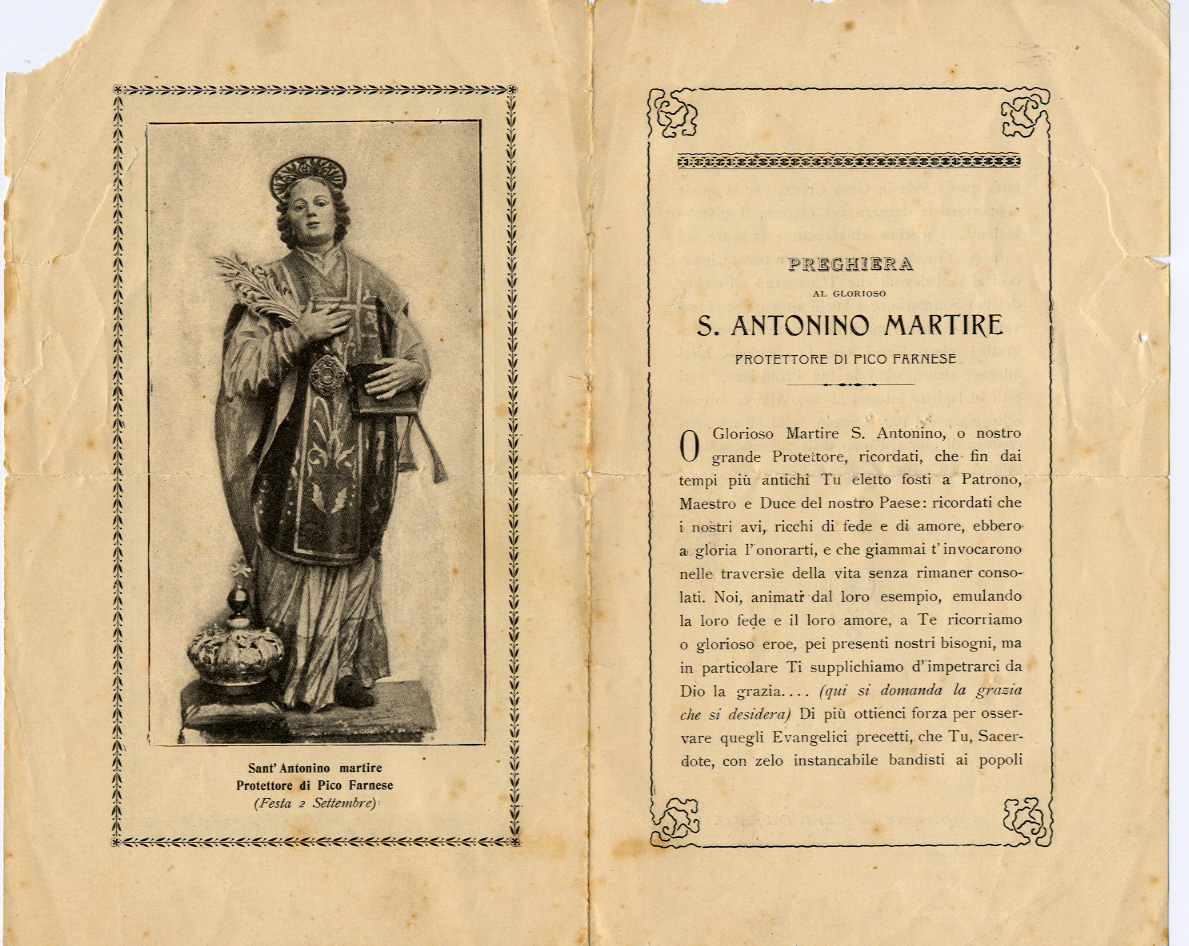 S.antonino M. Protettore Di Pico A