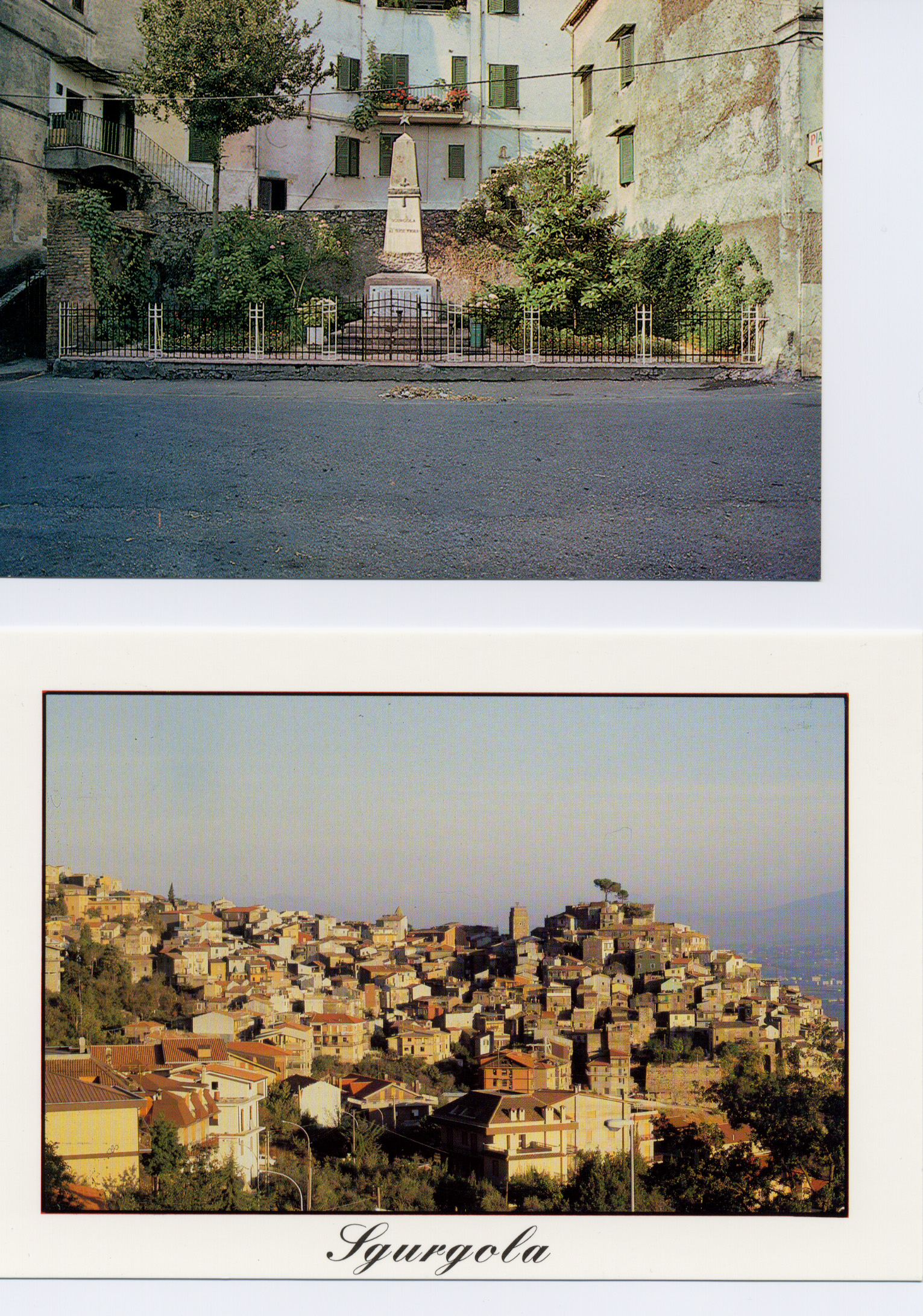 Monumento Ai Caduti E Panorama Sgurgola